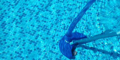 Aspiração da Piscina